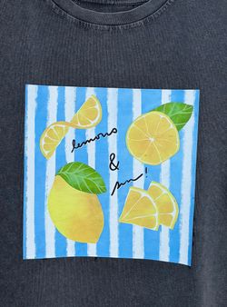 Camiseta Lemons Sun negra