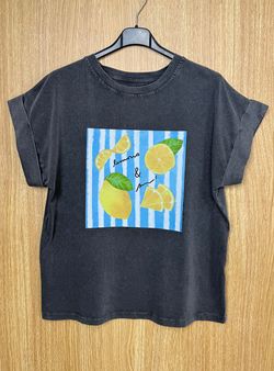 Camiseta Lemons Sun negra