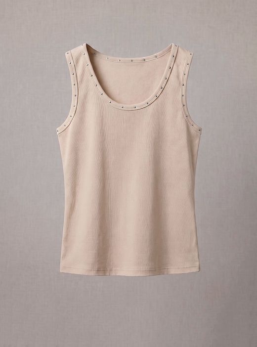 Camiseta Tachuelas Beige