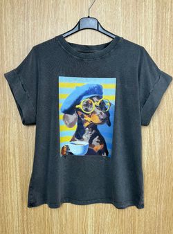 Camiseta Teckel café negra