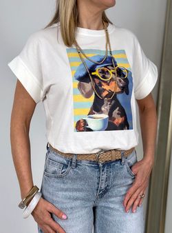 Camiseta Teckel café negra