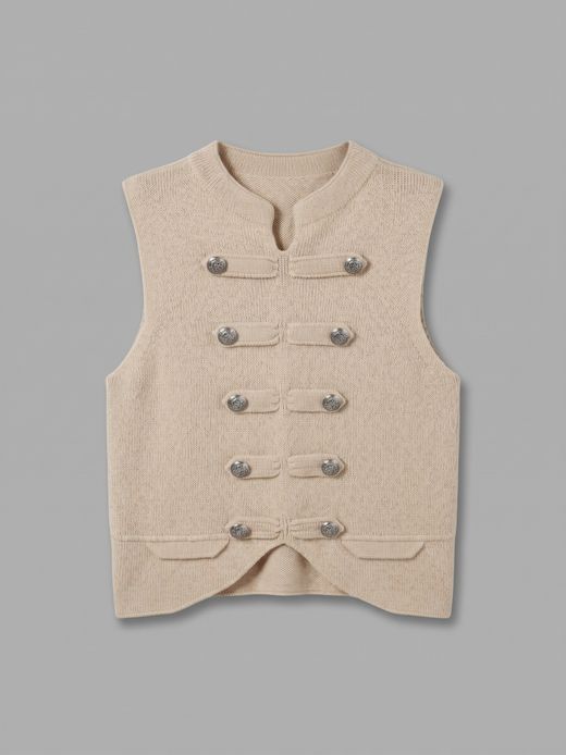 Chaleco Napoleón Beige