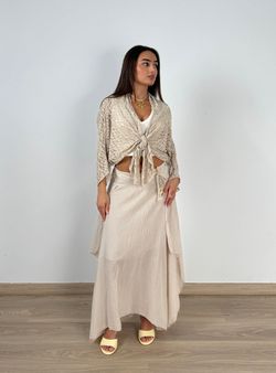 Chaqueta Bolero beige