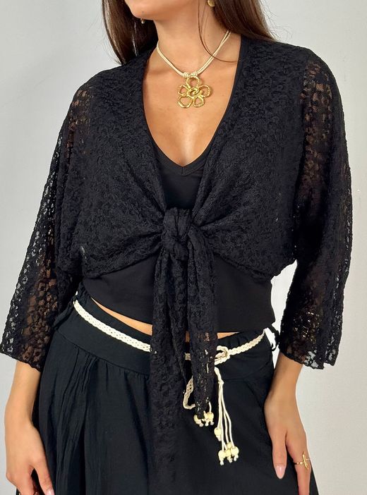 Chaqueta Bolero negra