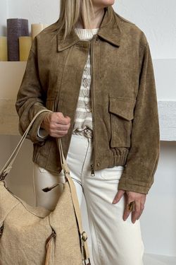 Chaqueta bómber Jones cámel