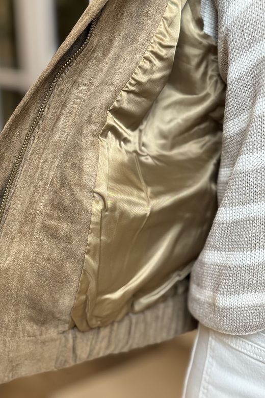 Chaqueta bómber Jones cámel