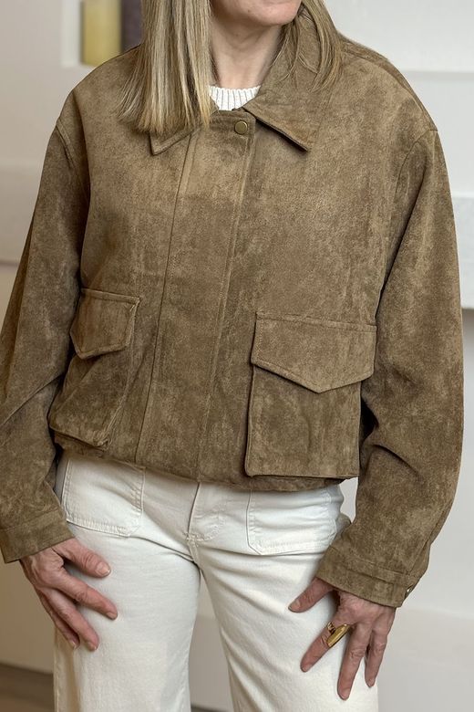 Chaqueta bómber Jones cámel