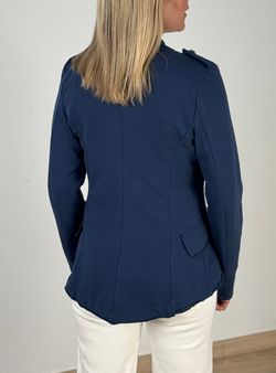 Chaqueta domadora militar azul marino