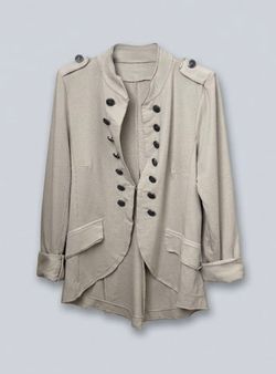 Chaqueta domadora militar beige