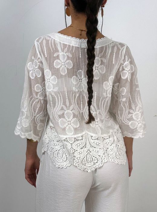 Chaqueta Fornells blanca