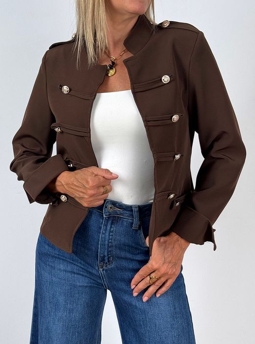 Chaqueta Napoleón Marrón
