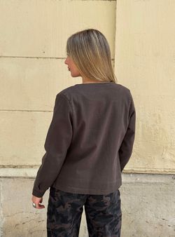 Chaqueta Napoleón Sarga Marrón