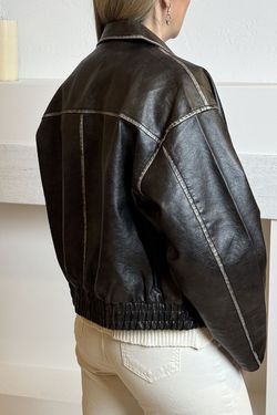 Chaqueta retro Indiana marrón