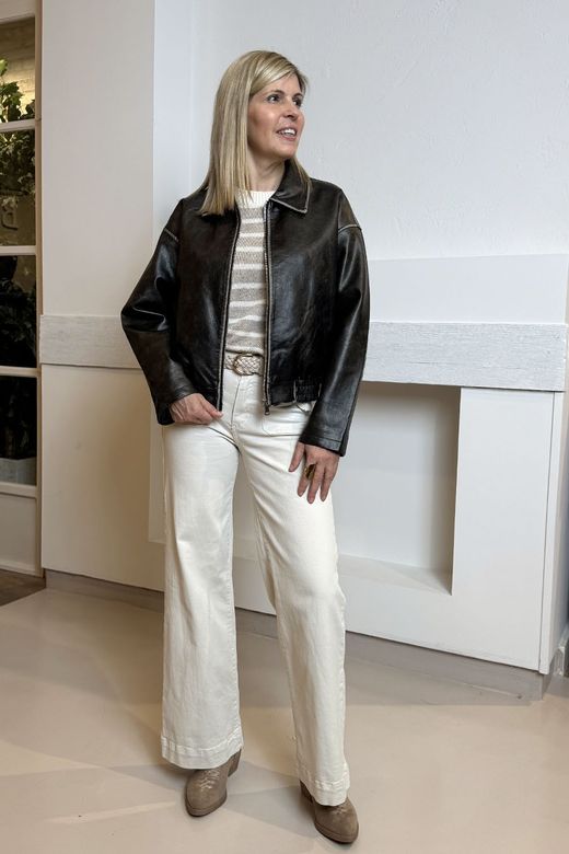 Chaqueta retro Indiana marrón