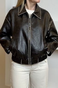 Chaqueta retro Indiana marrón