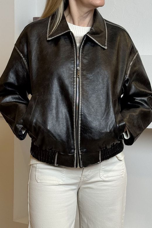 Chaqueta retro Indiana marrón