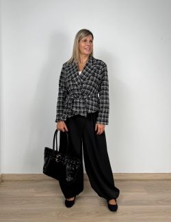Chaqueta Tweed Jaspeada