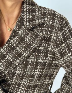 Chaqueta Tweed Jaspeada