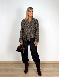 Chaqueta Tweed Jaspeada