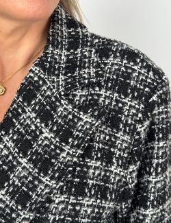 Chaqueta Tweed Jaspeada