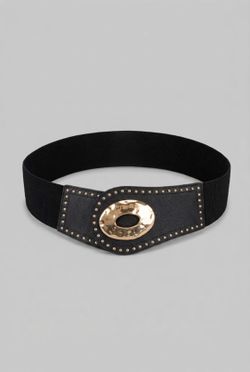 Cinturón Venecia negro-dorado