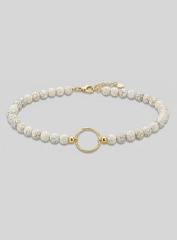 Collar Corto Howlita Gold