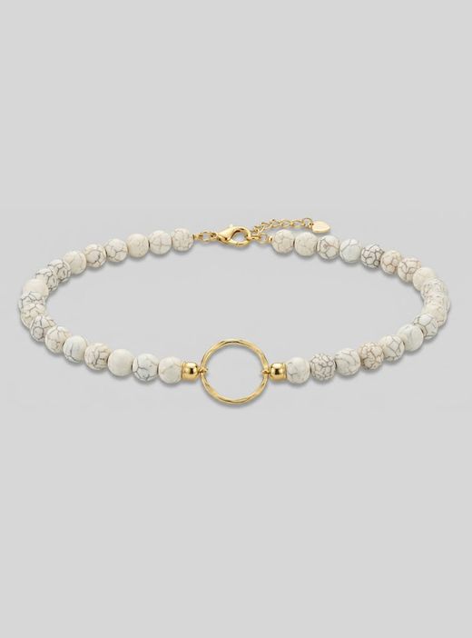 Collar Corto Howlita Gold