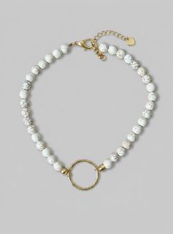 Collar Corto Howlita Gold