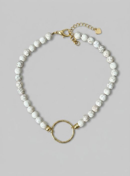 Collar Corto Howlita Gold