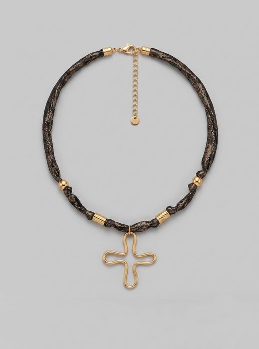 Collar Cruz Dorada