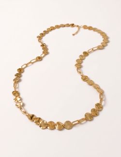 Collar Discos Dorados