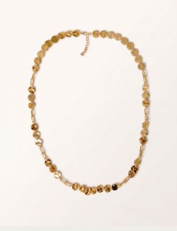 Collar Discos Dorados