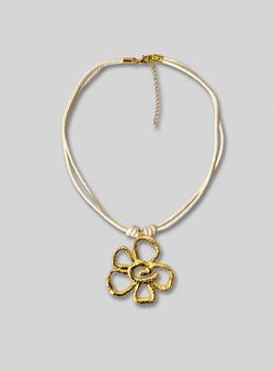 Collar Flor Dorada
