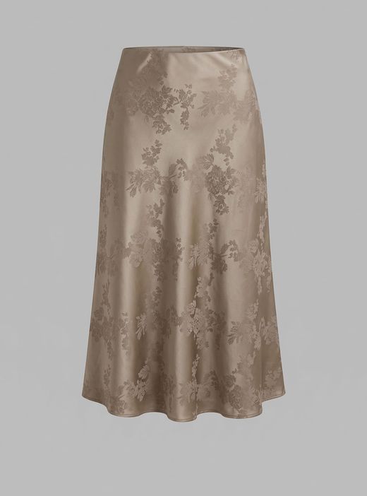 Falda midi Diana fango