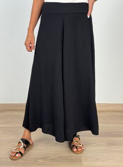 Falda pantalón fluida negra