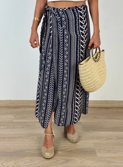 Falda-pareo Zanzíbar marino