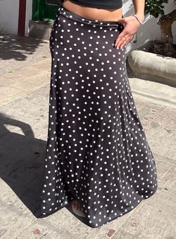 Falda topos Triana negro-blanco