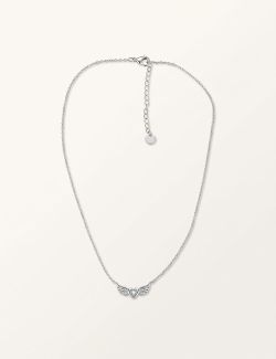 Gargantilla Corazón Alado Silver