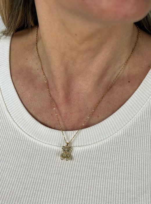 Gargantilla osito gold