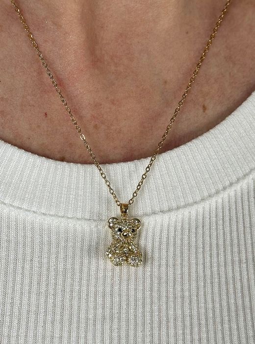 Gargantilla osito gold