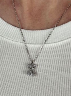 Gargantilla osito silver