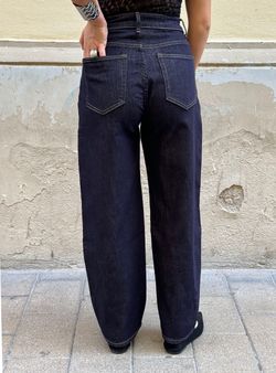 Jeans Barrel Denim Oscuro