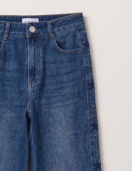 Jeans Wide Leg Stella Side