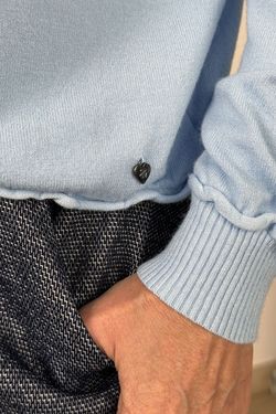 Jersey costuras Bahia azul