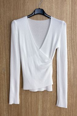 Jersey cruzado Ainara blanco