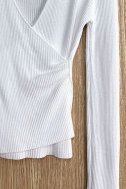 Jersey cruzado Ainara blanco