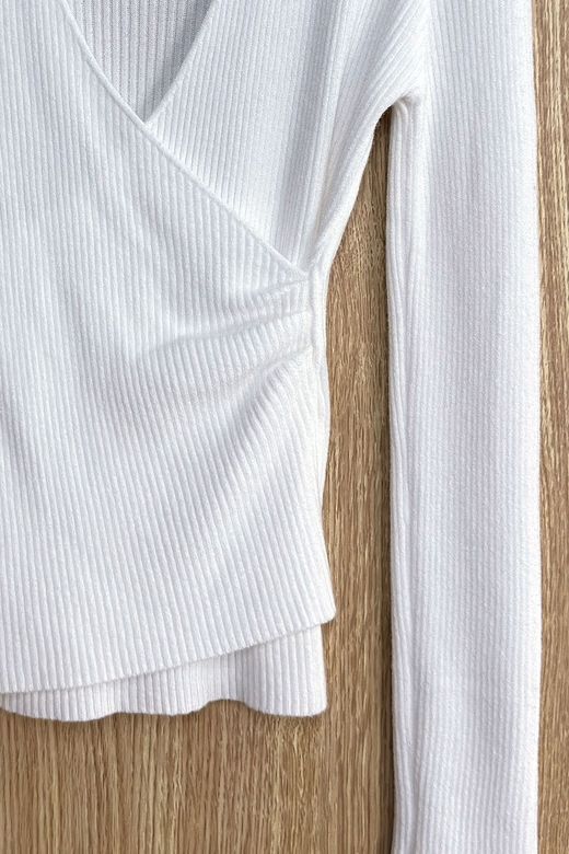 Jersey cruzado Ainara blanco