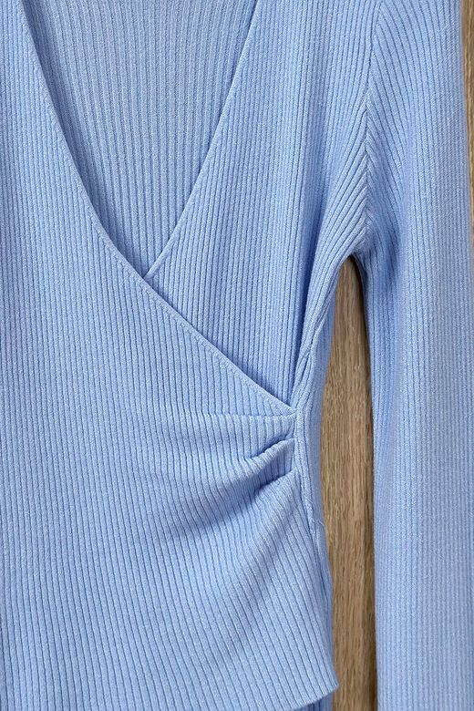 Jersey cruzado Ainara celeste