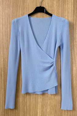 Jersey cruzado Ainara celeste