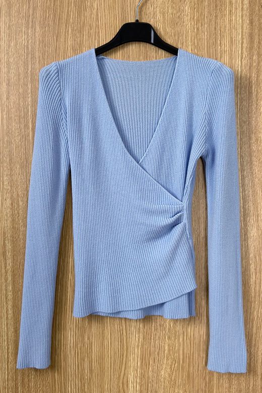 Jersey cruzado Ainara celeste